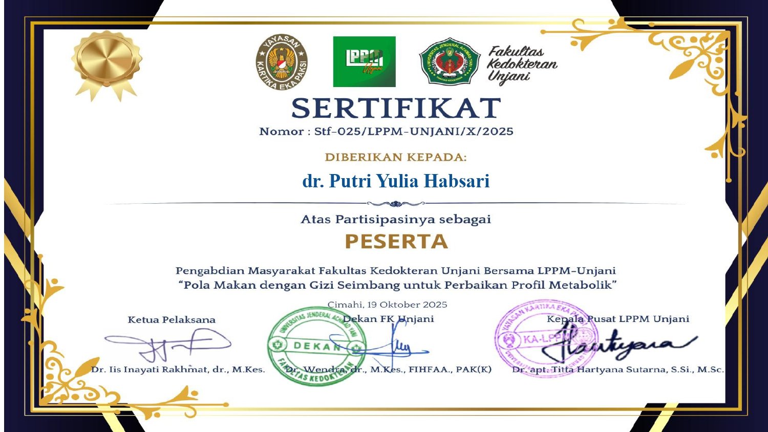 Sertifikat dr. Putri Yulia Habsari Pola Makan Dengan Gizi Seimbang Untuk Perbaaikan Profil Metabolika_page-0001